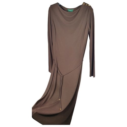 Pre-owned Ralph Lauren Mid-length Dress In Brown