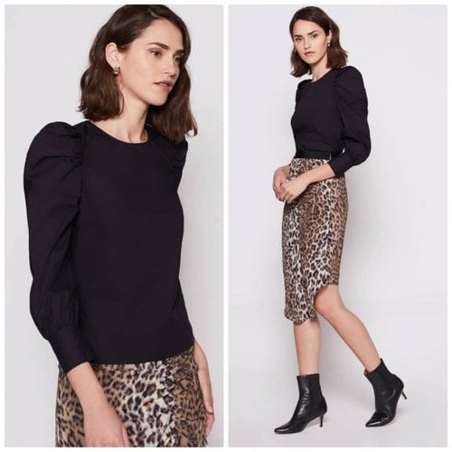 Pre-owned Joie Blouse In Black