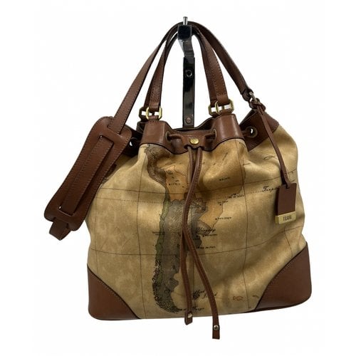 Pre-owned Alviero Martini Leather Handbag In Brown