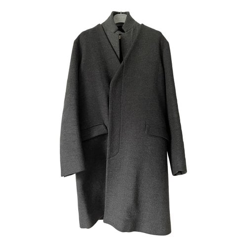 Pre-owned Marni Wool Coat In Anthracite