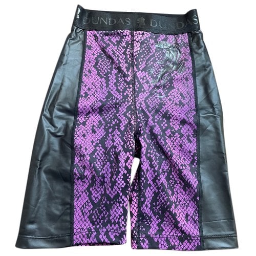 Pre-owned Dundas Python Shorts In Purple