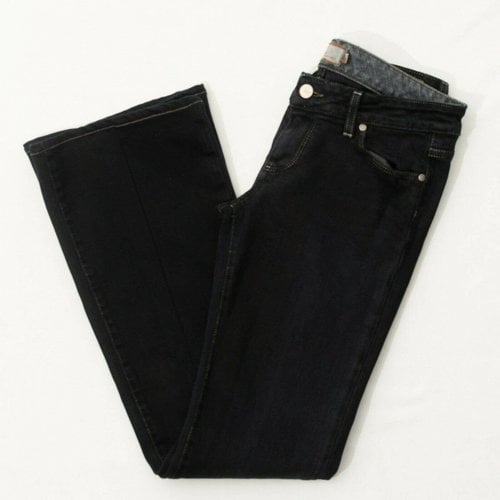 Pre-owned Paige Bootcut Jeans In Black