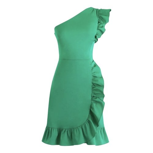 Pre-owned Lanvin Silk Mid-length Dress In Green
