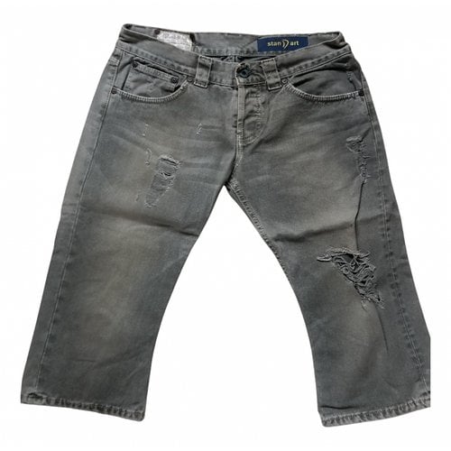 Pre-owned Dondup Short Jeans In Khaki