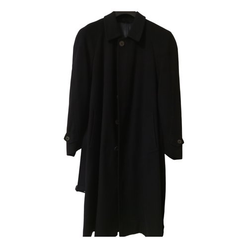 Pre-owned Loro Piana Cashmere Coat In Navy
