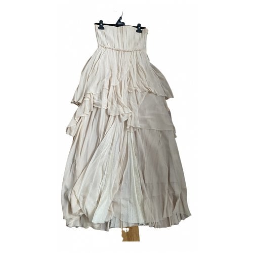 Pre-owned Band Of Outsiders Silk Dress In Pink