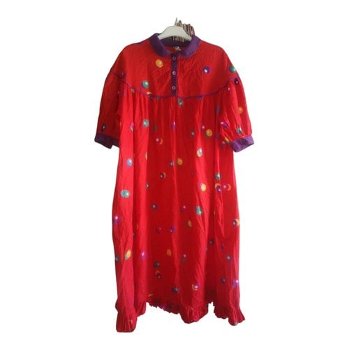 Pre-owned Emanuel Ungaro Mid-length Dress In Red