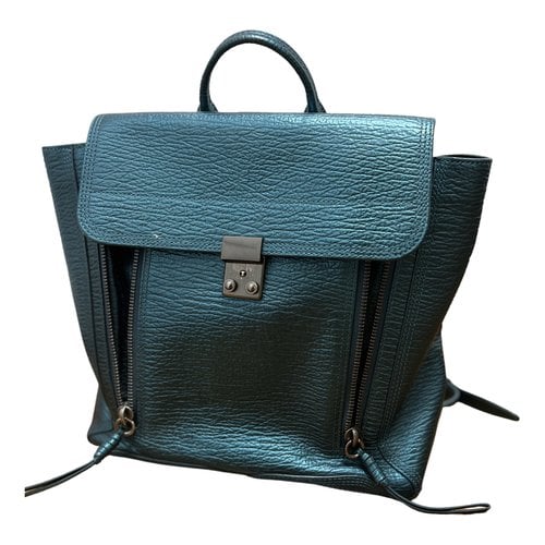 Pre-owned 3.1 Phillip Lim / フィリップ リム Leather Backpack In Blue