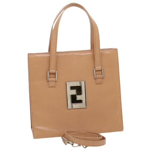 Pre-owned Fendi Leather Tote In Pink