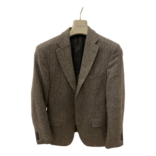 Pre-owned Piombo Wool Vest In Grey