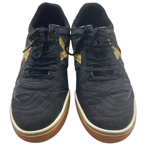 Pre-owned Munich Low Trainers In Black