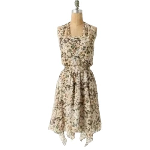 Pre-owned Anthropologie Silk Mini Dress In Other