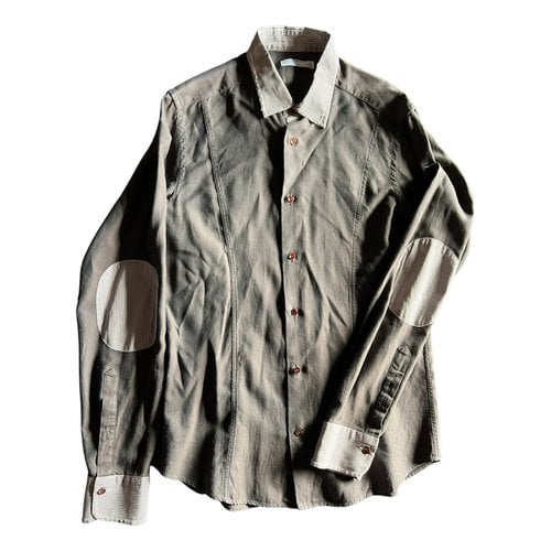 Pre-owned Aglini Shirt In Brown