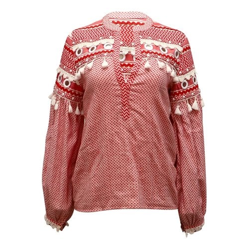Pre-owned Dodo Bar Or Blouse In Red