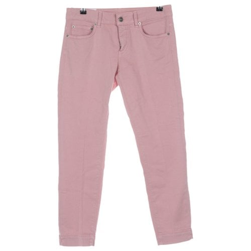 Pre-owned Dondup Boyfriend Jeans In Pink