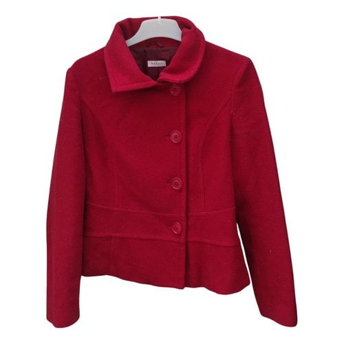 Pre-owned Max & Co Wool Coat In Red