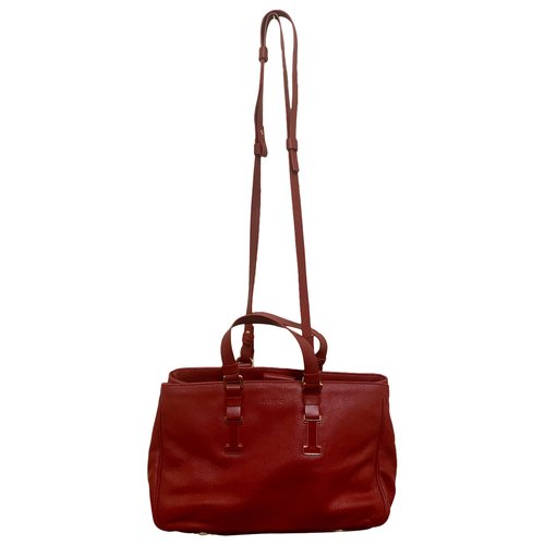 Pre-owned Iceberg Leather Handbag In Red