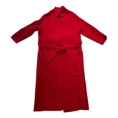 Pre-owned Maje Fall Winter 2019 Wool Coat In Red