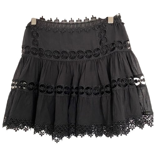 Pre-owned Charo Ruiz Mini Skirt In Black