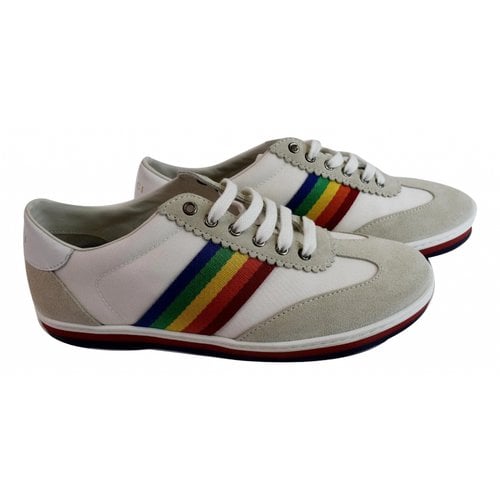 Pre-owned Gucci Trainers In White