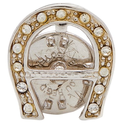 Pre-owned Aigner Crystal Jewellery Set In Metallic