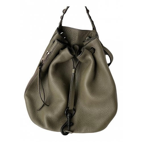 Pre-owned Rebecca Minkoff Leather Backpack In Green