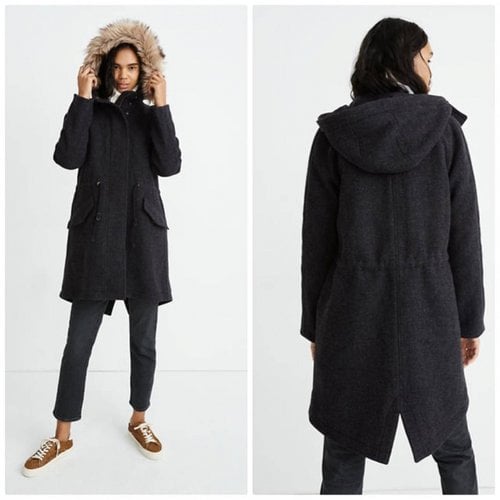 Pre-owned Madewell Wool Peacoat In Other