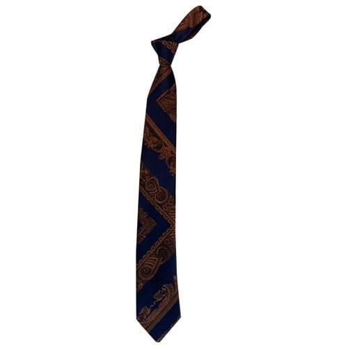 Pre-owned Vivienne Westwood Silk Tie In Blue