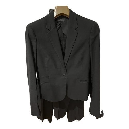 Pre-owned Joseph Linen Suit Jacket In Black