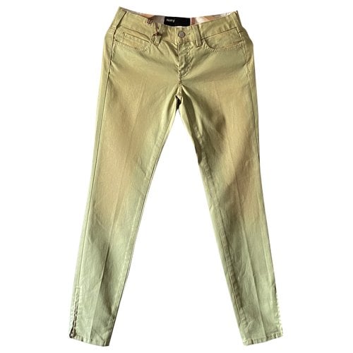 Pre-owned Notify Slim Jeans In Green