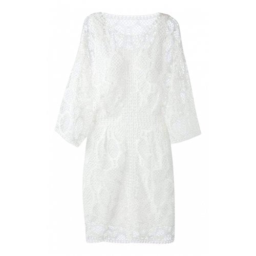 Pre-owned Chloé Mini Dress In White