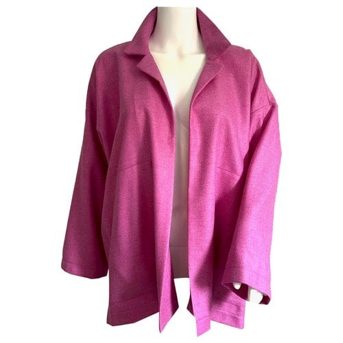 Pre-owned Eskandar Wool Jacket In Pink