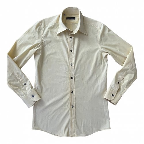 Pre-owned Dolce & Gabbana Shirt In Yellow
