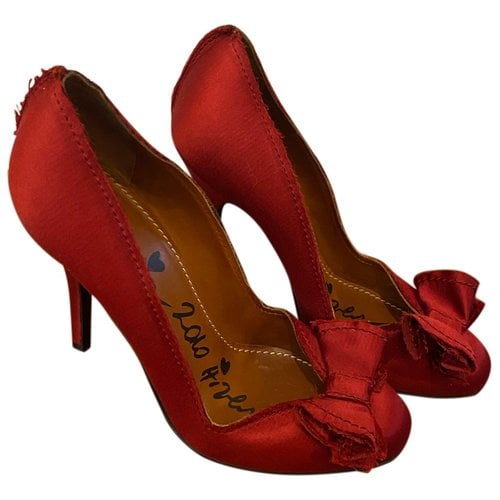 Pre-owned Lanvin Heels In Red