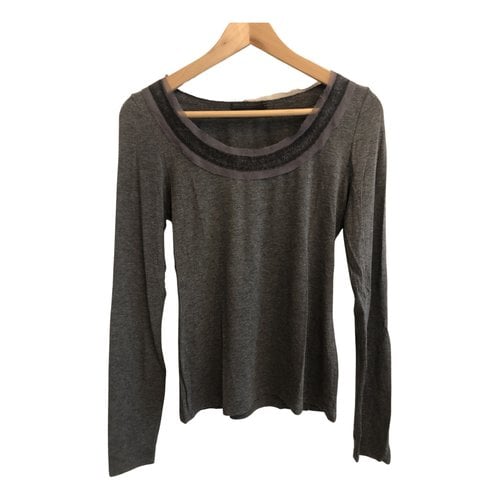 Pre-owned Donna Karan Tunic In Grey