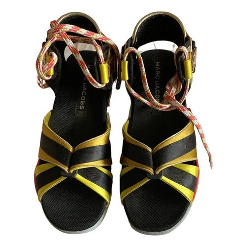 Pre-owned Marc Jacobs Cloth Sandal In Multicolour