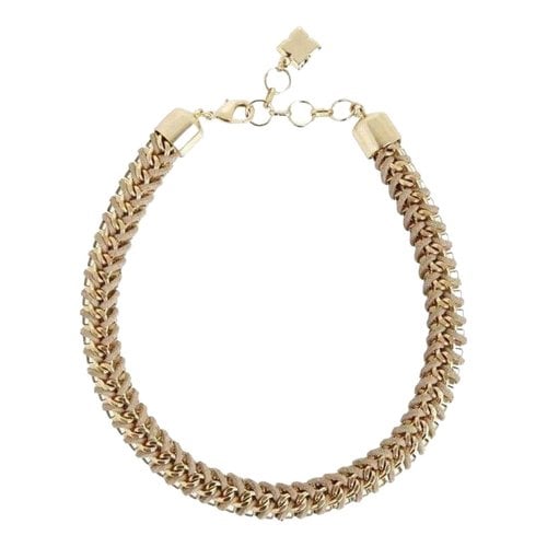Pre-owned Bcbg Max Azria Necklace In Gold