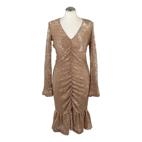 Pre-owned Manoush Maxi Dress In Gold