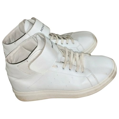 Pre-owned Moncler Leather Trainers In Other