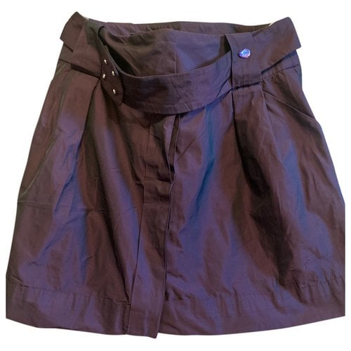 Pre-owned Guess Mini Skirt In Metallic