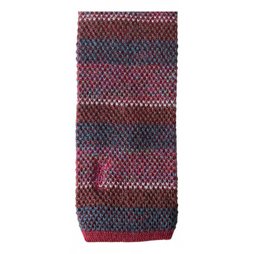 Pre-owned Saint Laurent Wool Tie In Multicolour