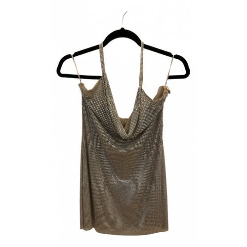 Pre-owned Giuseppe Di Morabito Glitter Mini Dress In Metallic