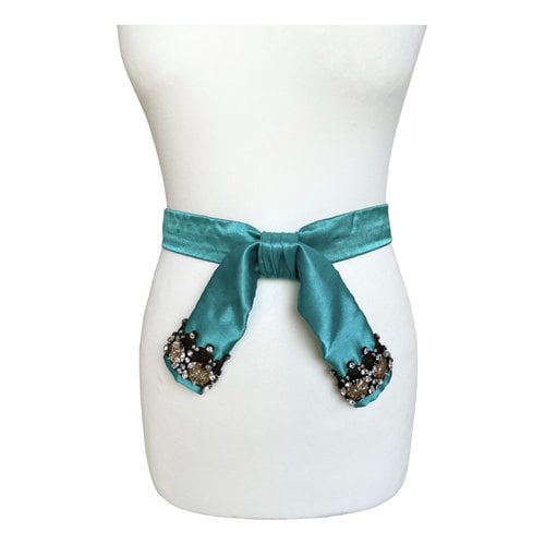 Pre-owned Chloé Belt In Turquoise