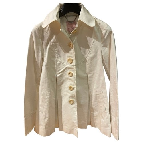 Pre-owned Ted Baker Jacket In White