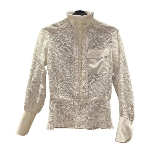 Pre-owned Chloé Blouse In Beige