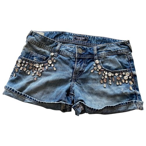 Pre-owned Guess Shorts In Blue