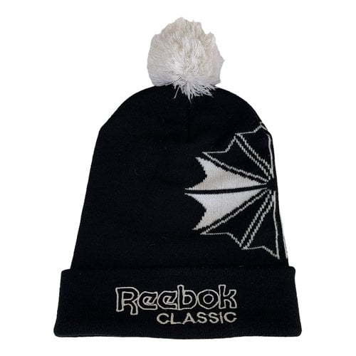 Pre-owned Reebok Wool Hat In Black