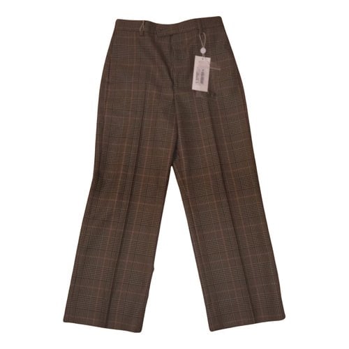 Pre-owned Maison Margiela Straight Pants In Multicolour