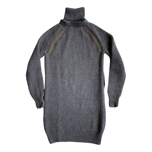 Pre-owned Tory Burch Wool Jumper In Anthracite