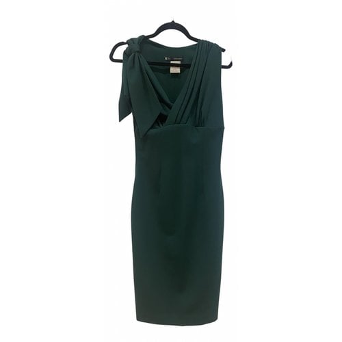 Pre-owned Dsquared2 Wool Mid-length Dress In Green